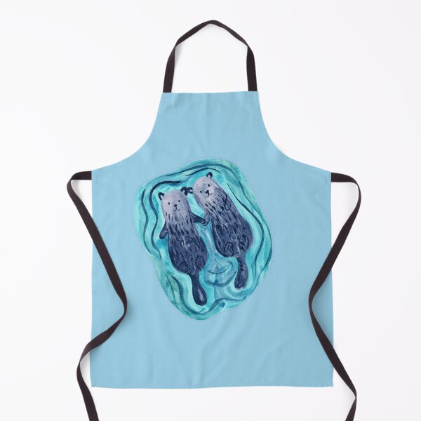 Item preview, Significant Otters swiming designed and sold by fatydesignspace.