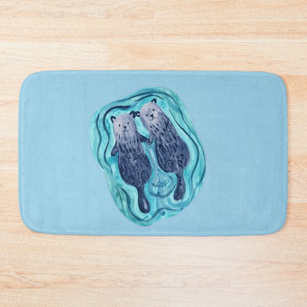 Item preview, Significant Otters swiming designed and sold by fatydesignspace.