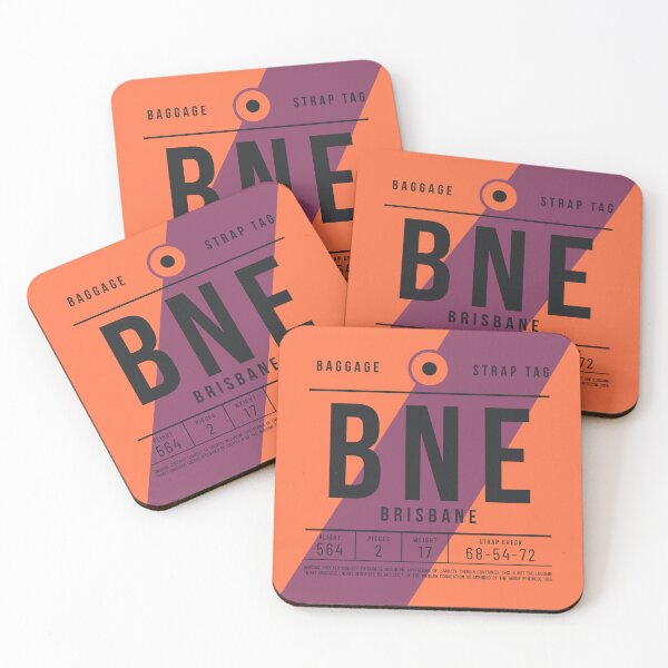 Item preview, Luggage Tag E - BNE Brisbane Australia designed and sold by VoodooCircus.
