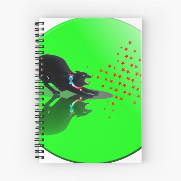 Item preview, Black Hissing Cat - Green designed and sold by EdwinShiney.