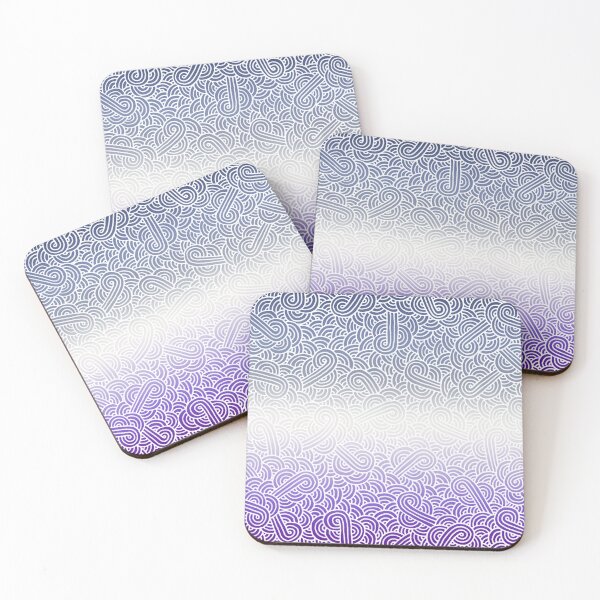 Item preview, Ombré butch lesbian colours and white swirls doodles designed and sold by savousepate.