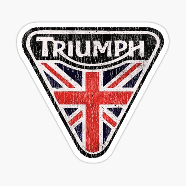 2 X TRIUMPH Réservoir Autocollant vinyl decal Triumph Vintage Rétro Bonneville 9303-1021 