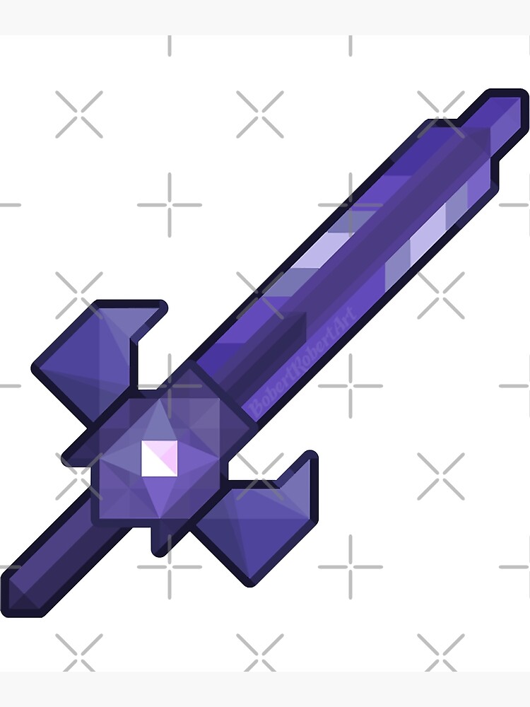 Póster «Hermosa modelo Terraria Light's Bane Sword Design Impresionante