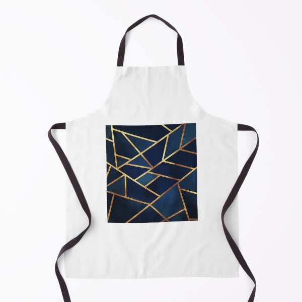 Item preview, Navy Gold Stone Geometric PillowNavy Gold Stone Geometric designed and sold by WhiteHusdon.