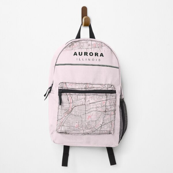 Item preview, Pastel Pink Minimalist Aurora Map designed and sold by Tamas Das.