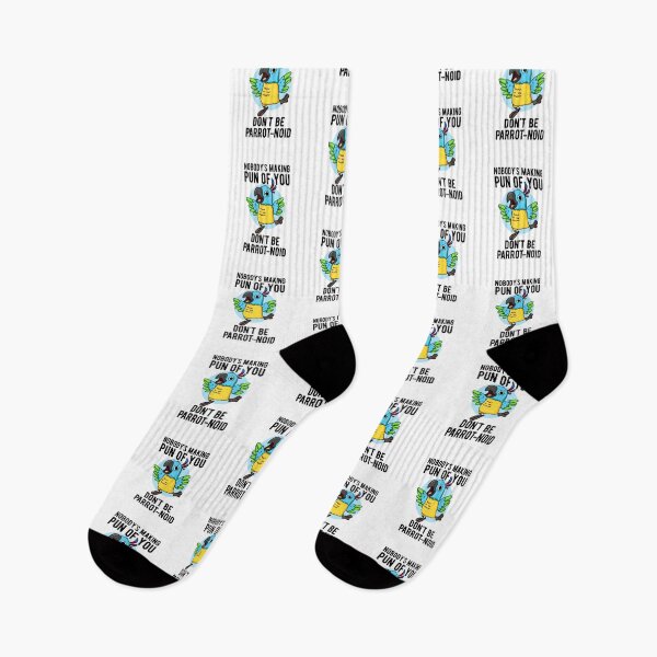 Item preview, Don't Be Parrot-noid Funny Parrot Puns  designed and sold by punnybone.