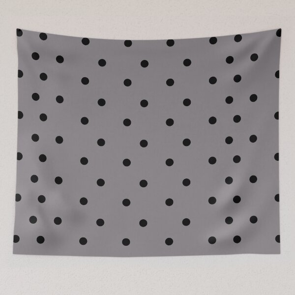 Item preview, Simple Taupe Gray and Black Dots designed and sold by AlinaSCorner.