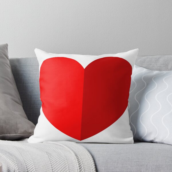 Item preview, plain heart, double shade heart, red heart, lovely heart, emoji heart, heart design printed products, heart printed gifts, designed and sold by RAMESH P.