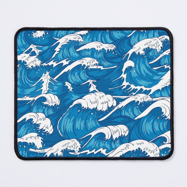 Item preview, Raging sea water illustration, Swimming, Ocean, Adventure, Surfing designed and sold by KimmieBap.