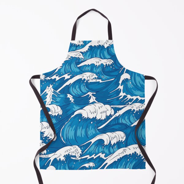 Item preview, Raging sea water illustration, Swimming, Ocean, Adventure, Surfing designed and sold by KimmieBap.