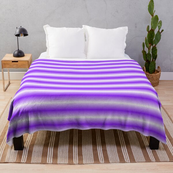 Item preview, Neon stripes pattern, purple and white lines, horizontal designed and sold by cool-shirts.