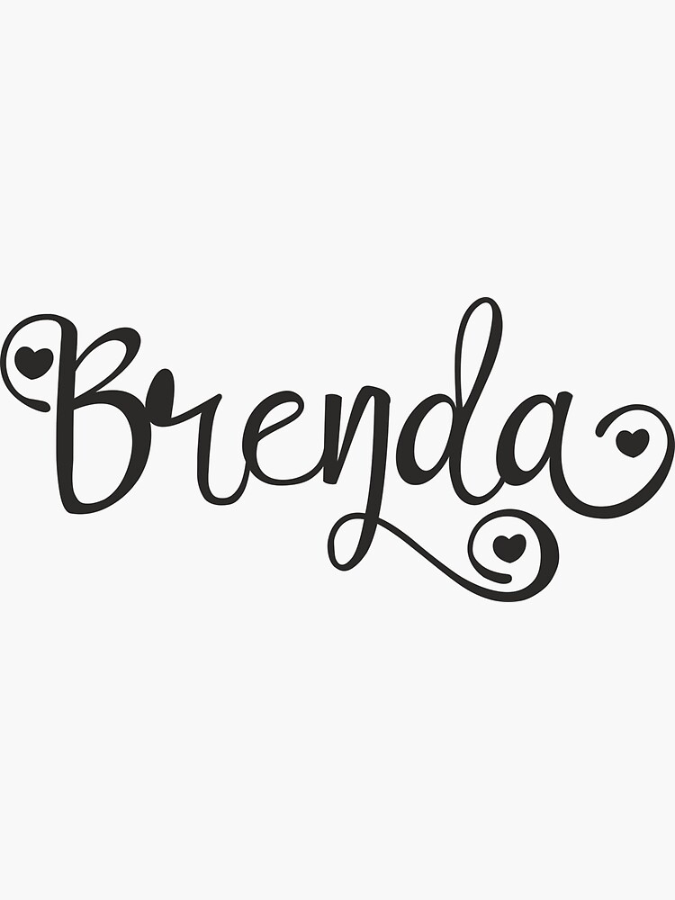 “Brenda Name, Brenda Calligraphy, Gift for Brenda, Custom Gift Brenda