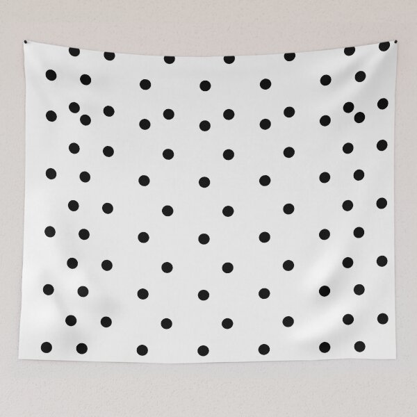 Item preview, Simple White and Black Dots  designed and sold by AlinaSCorner.