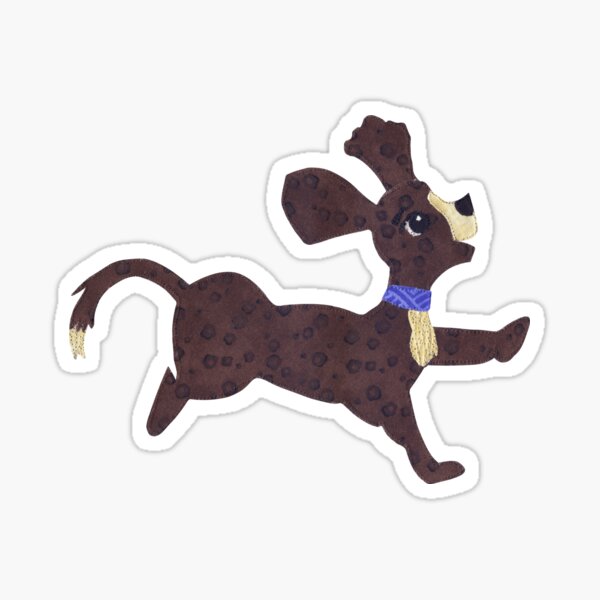 Playful Puppy Sticker