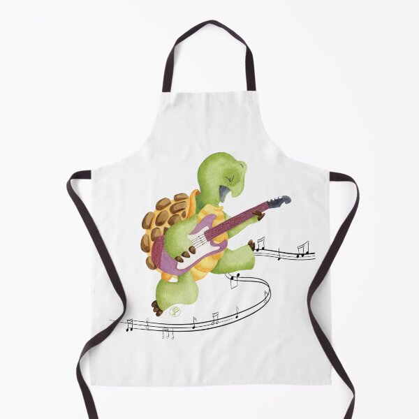 Item preview, turtle playing guitar designed and sold by Iris Créa.