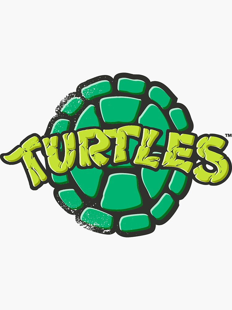 "TMNT Ninja logo" Sticker for Sale by OnewayPlant | Redbubble