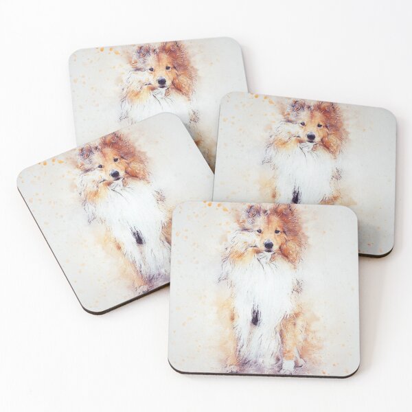 Item preview, Watercolor Sheltie designed and sold by Laura Lise Wong.