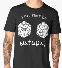 D20 - Dungeon and Dragons Men's Premium T-Shirt