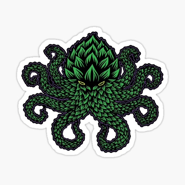 Hoptopus Sticker