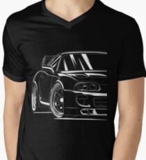 Camiseta para hombre de cuello en v Mejor Toyota Supra Shirt Design 2JZ