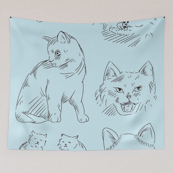 Item preview, Baby blue cats! designed and sold by Elizabeth200401.