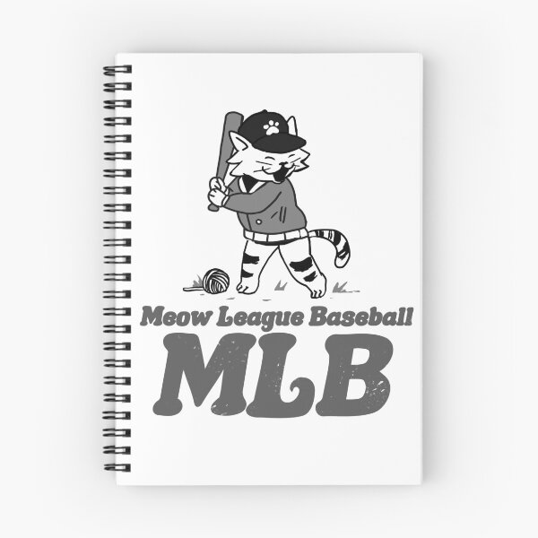 Item preview, Meow League Basseball (MLB) cat playing Baseball, sport designed and sold by KokoBlacsquare.