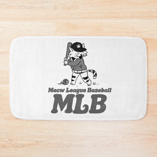 Item preview, Meow League Basseball (MLB) cat playing Baseball, sport designed and sold by KokoBlacsquare.