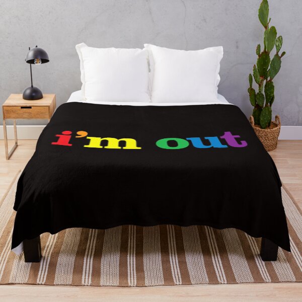 Item preview, I'm Out  Gay Lesbian LGBT LGBTQ Coming Out Pride Month 2022 designed and sold by JodieRilenge.