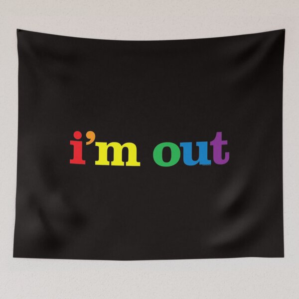 Item preview, I'm Out  Gay Lesbian LGBT LGBTQ Coming Out Pride Month 2022 designed and sold by JodieRilenge.
