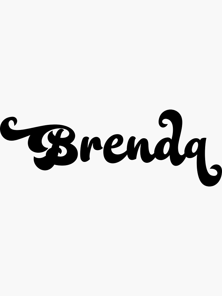 "Brenda Name, Brenda Calligraphy, Gift for Brenda, Custom Gift Brenda