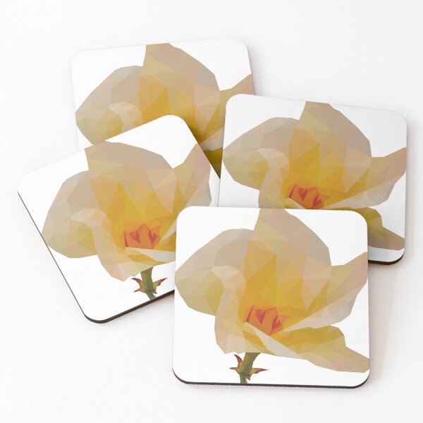 Item preview, Yellow flower lowpoly transparent - Dipladenia designed and sold by xP42.
