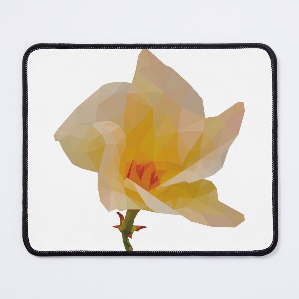 Item preview, Yellow flower lowpoly transparent - Dipladenia designed and sold by xP42.