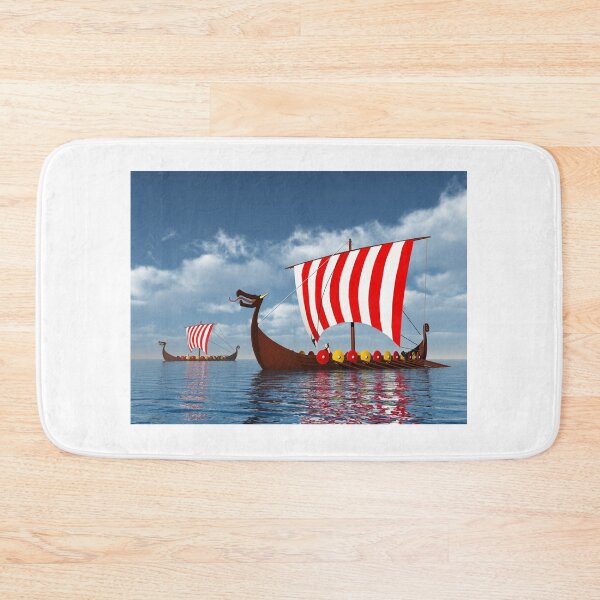 Item preview, Viking ships in the open sea designed and sold by MIRO3D.