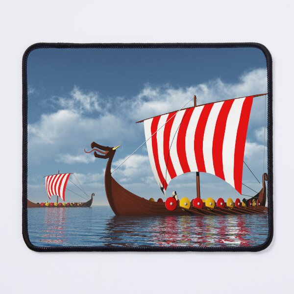 Item preview, Viking ships in the open sea designed and sold by MIRO3D.