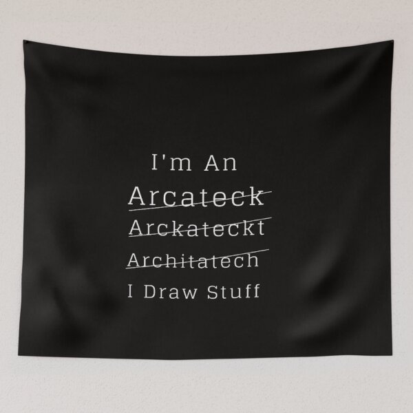 Item preview, I Draw Stuff Funny Architect Job designed and sold by Nero9o.