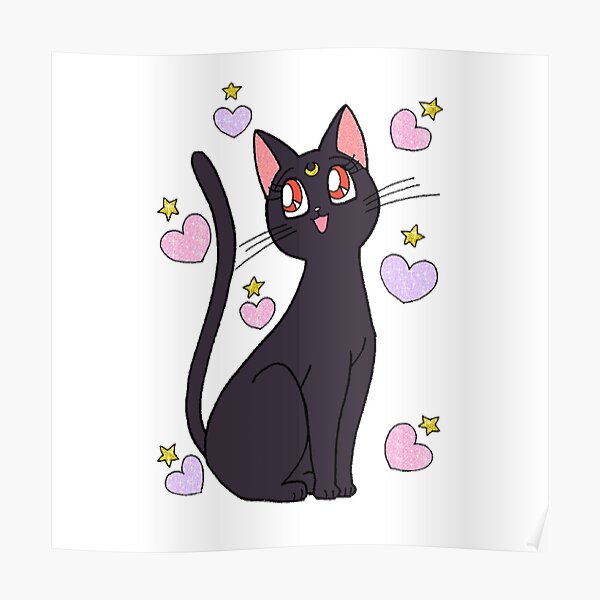 Sailor Moon Artemis Posters For Sale Redbubble