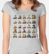 Camiseta entallada de cuello redondo Raza lujosa