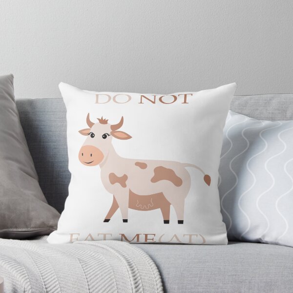 Item preview, 'Do not eat me(at)' Cute cow for vegans and vegetarians designed and sold by melissamaduka.