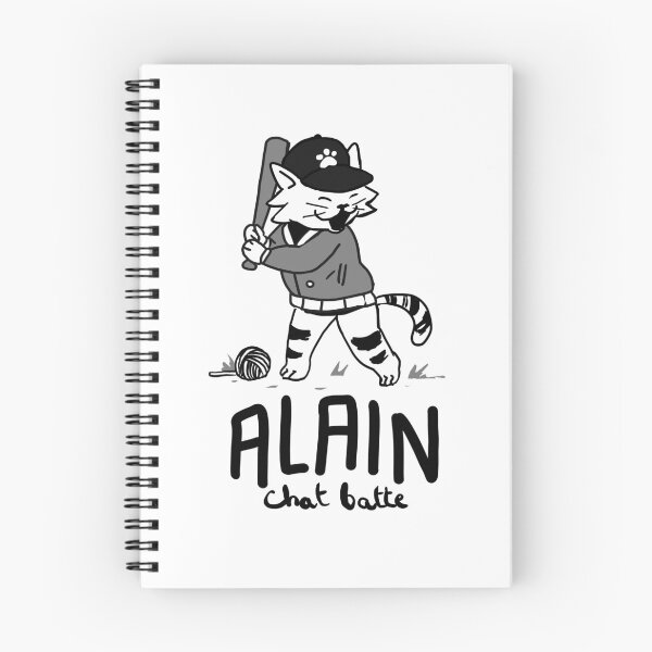 Item preview, ALAIN CHAT BATTE , ALAIN CHABAT Meow Cat playing Baseball, sport designed and sold by KokoBlacsquare.