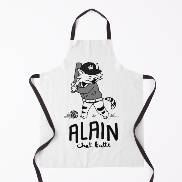 Aperçu de l'œuvre ALAIN CHAT BATTE , ALAIN CHABAT Meow Cat jouant au baseball, sport créée et vendue par KokoBlacsquare.