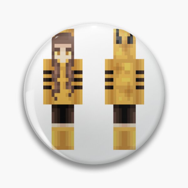 Artikelvorschau, Minecraft Biene Hoodie Mädchen entworfen und verkauft von Fineshopify.