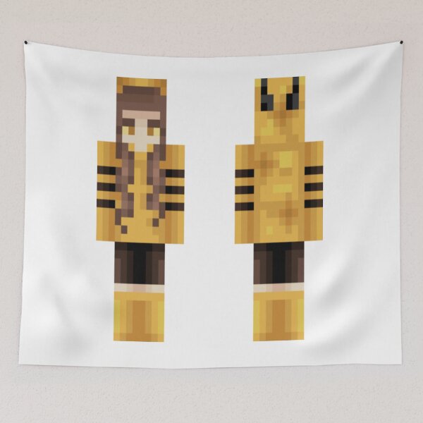 Item preview, minecraft bee hoodie girl  designed and sold by Fineshopify.