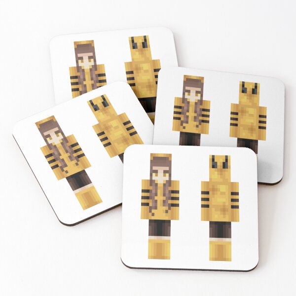 Item preview, minecraft bee hoodie girl  designed and sold by Fineshopify.