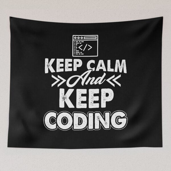 Item preview, Programmer Keep Calm And Keep Coding designed and sold by UnknownArtistt.