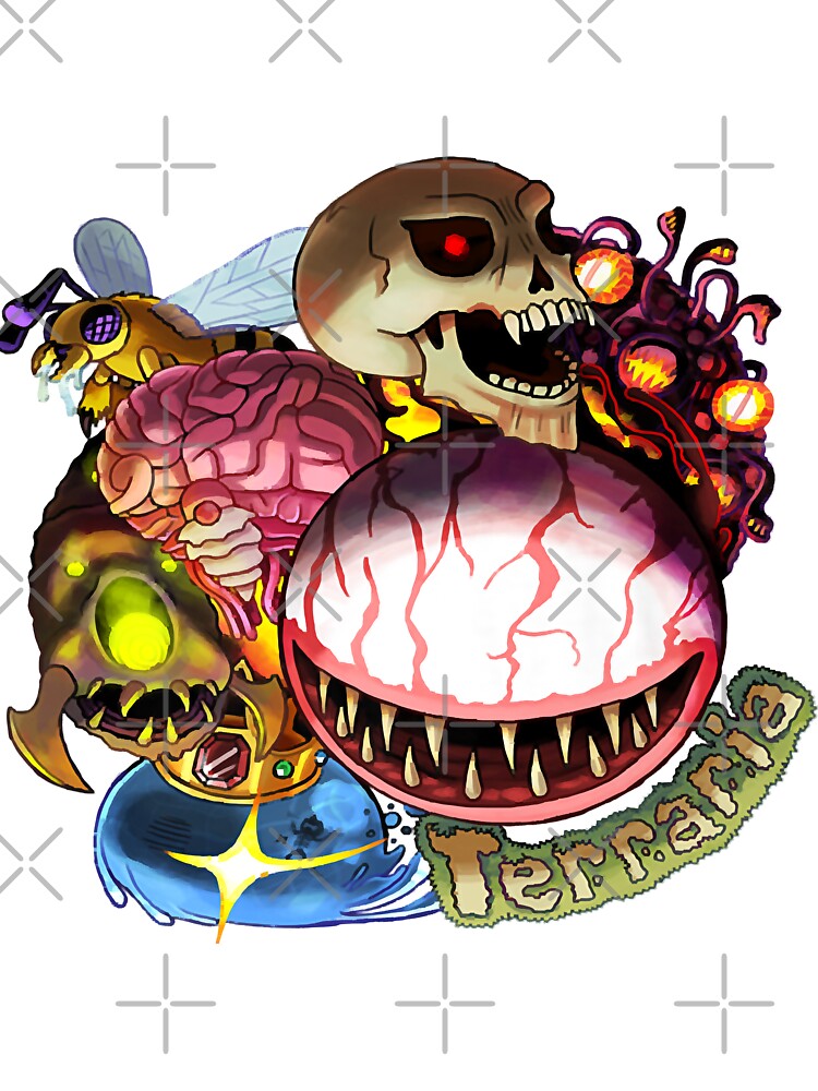 Camiseta Terraria - Boss Rush