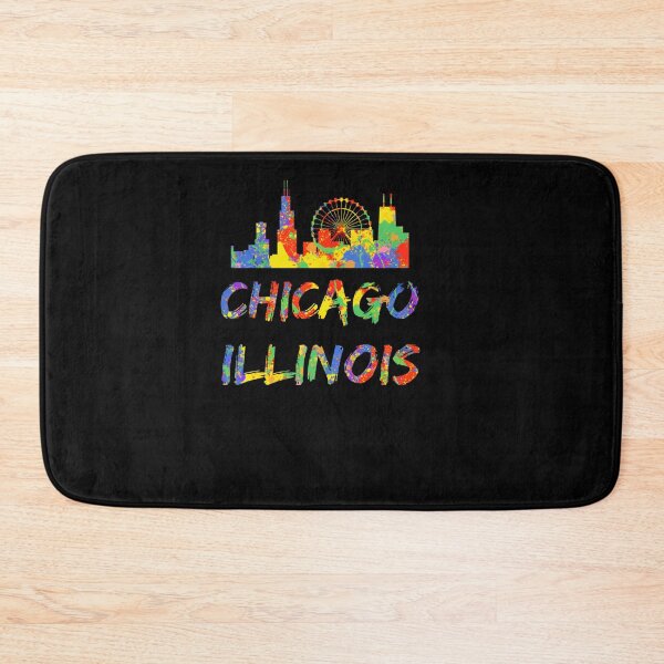 Item preview, CHICAGO ILLINOIS SKYLINE ARTWORK COLORFUL CHICAGO SKYLINE designed and sold by sobriowslen.