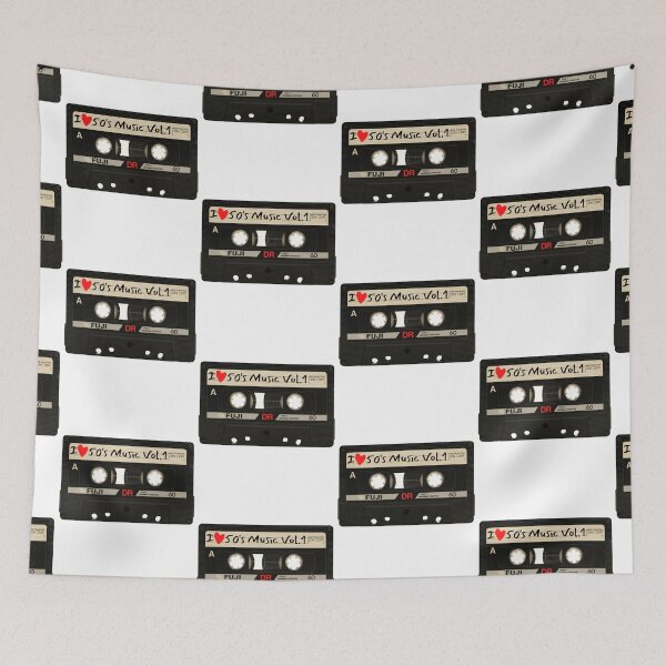 Item preview, I Love 50's Music Cassette Tape designed and sold by RichTeeDesigns.