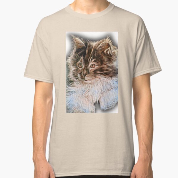 Cute Fluffy Kitten Classic T-Shirt