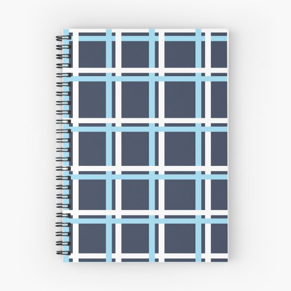Item preview, Navy Blue White Checkered Pattern designed and sold by Nisha Prabhu.