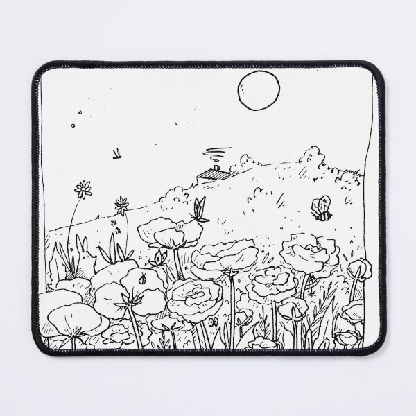 Item preview, Flower field with bunnies designed and sold by Elizabeth200401.